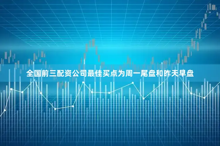 全国前三配资公司最佳买点为周一尾盘和昨天早盘